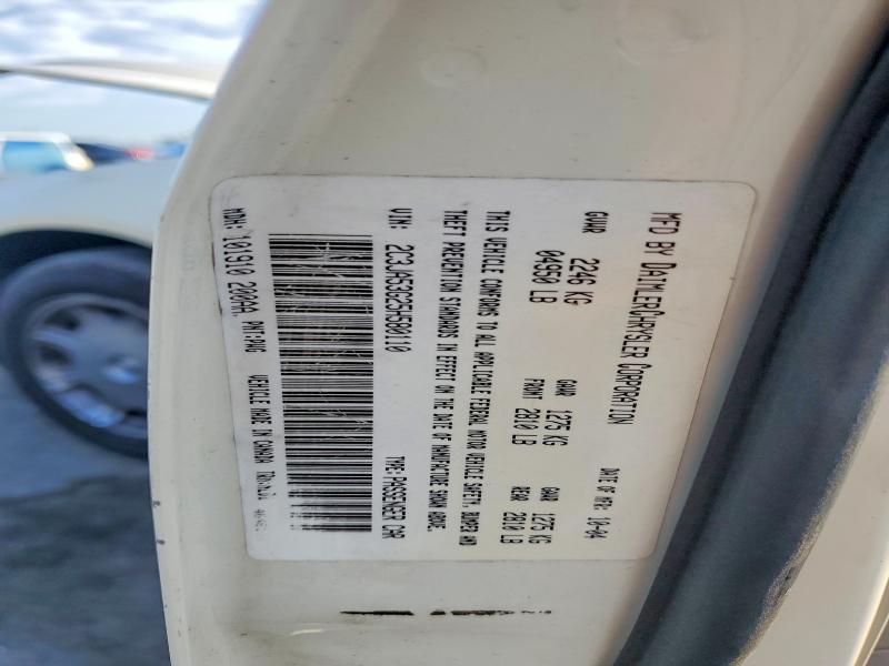 48316156 :رقم المزاد ، 2C3JA53G25H580110 vin ، 2005 Chrysler 300 مزاد بيع