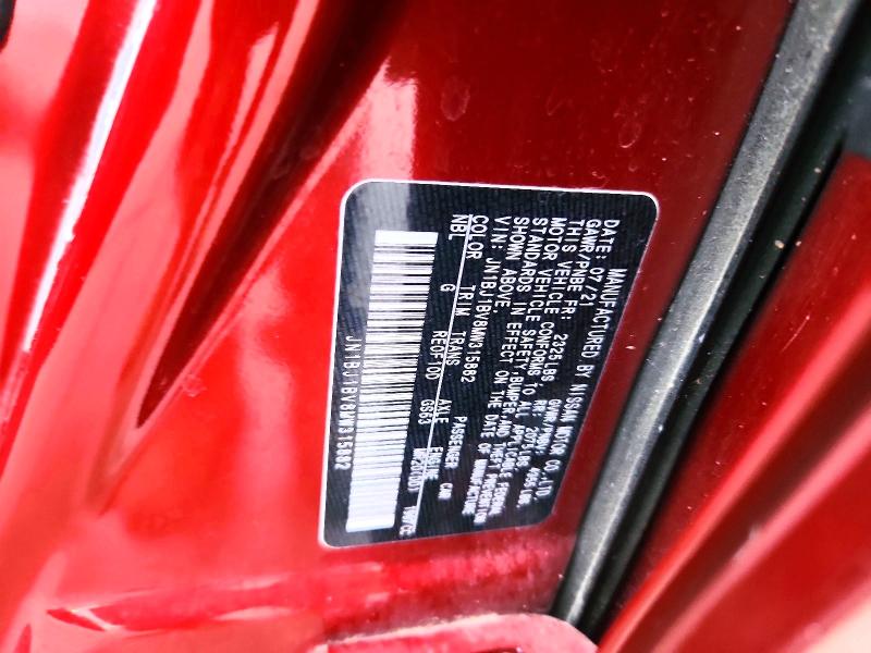 Продаж на аукціоні авто 2021 Nissan Rogue Sport, vin: JN1BJ1BV8MW315882, номер лоту: 50305086