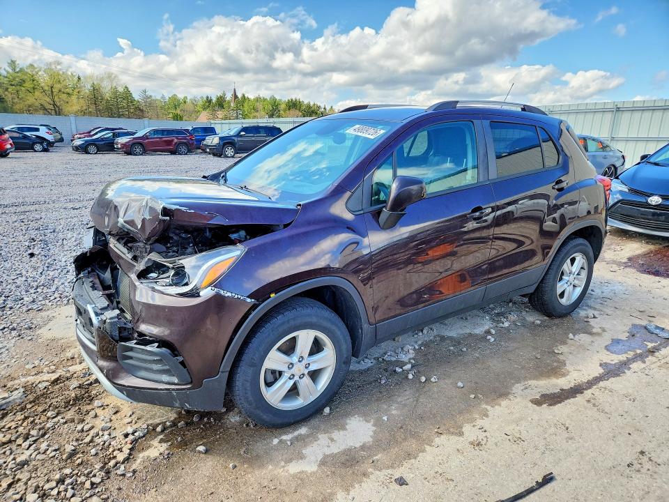 Aukcja sprzedaży 2021 Chevrolet Trax, vin: KL7CJPSB2MB309588, numer aukcji: 49809726