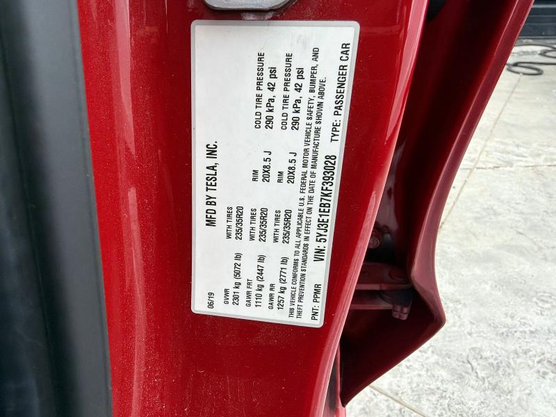 Aukcja sprzedaży 2019 Tesla Model 3, vin: 5YJ3E1EB7KF393028, numer aukcji: 49863306