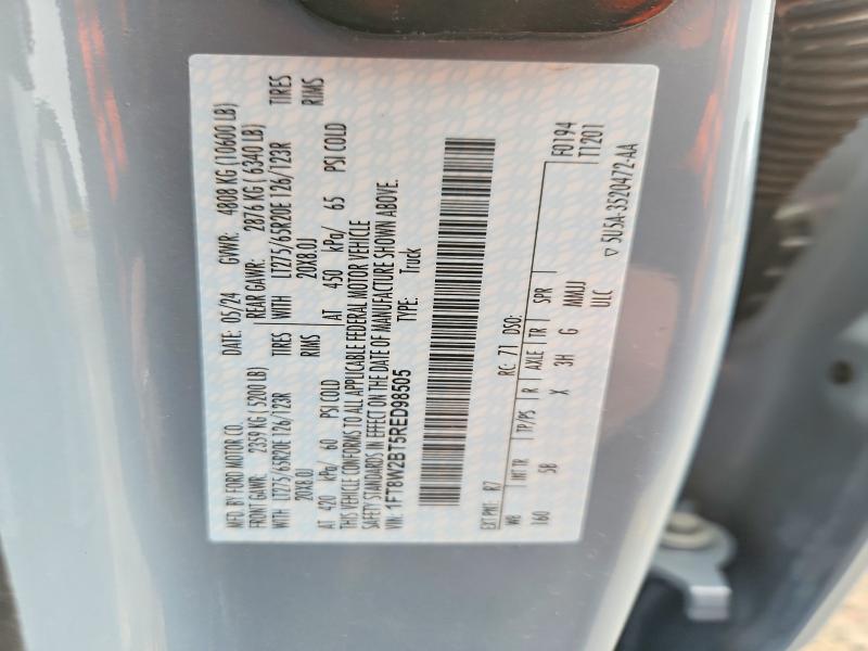 Продажа на аукционе авто 2024 Ford F250, vin: 1FT8W2BT5RED98505, номер лота: 51478286