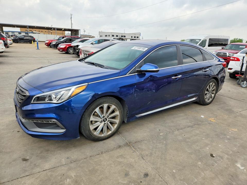 Auction sale of the 2017 Hyundai Sonata, vin: 5NPE34AF5HH591299, lot number: 47188196