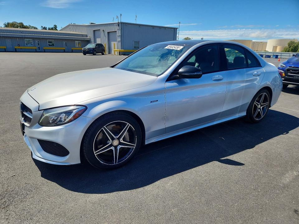 49445456 :رقم المزاد ، 55SWF6EB6GU112009 vin ، 2016 Mercedes-benz C مزاد بيع