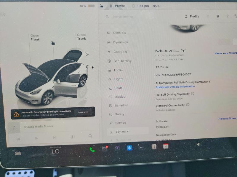 Продаж на аукціоні авто 2023 Tesla Model Y, vin: 7SAYGDEE8PF804507, номер лоту: 50780686
