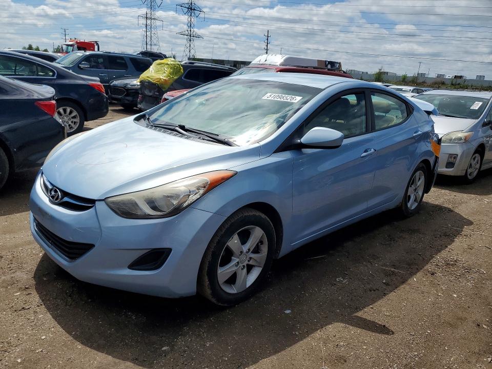 2011 Hyundai Elantra მანქანა იყიდება აუქციონზე, vin: KMHDH4AEXBU101646, აუქციონის ნომერი: 51098526