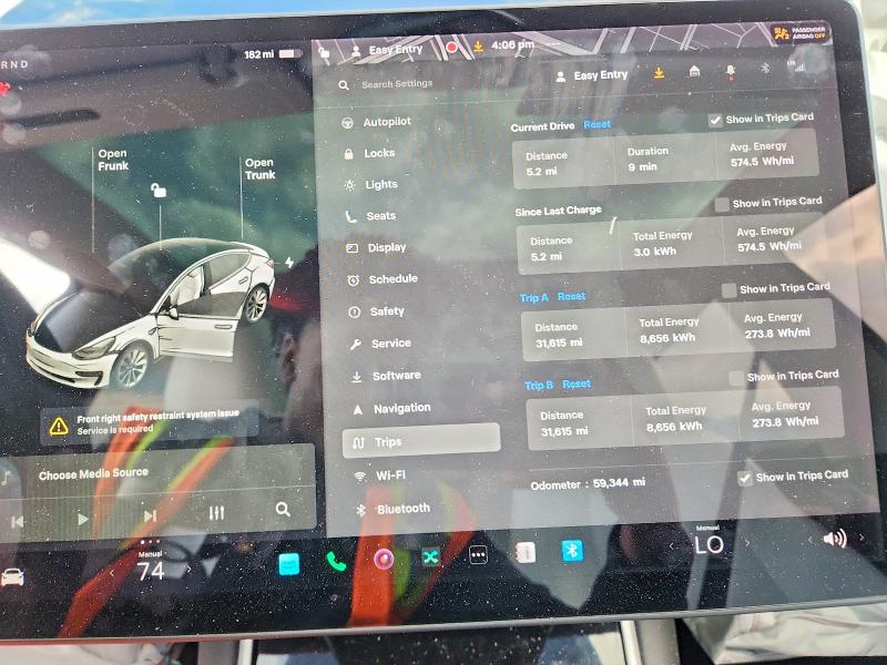 Продажа на аукционе авто 2020 Tesla Model 3, vin: 5YJ3E1EB6LF547049, номер лота: 48185526