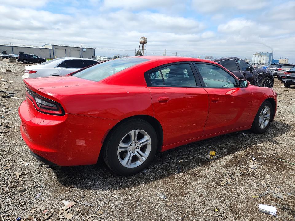 48964966 :رقم المزاد ، 2C3CDXBG1NH220291 vin ، 2022 Dodge Charger مزاد بيع