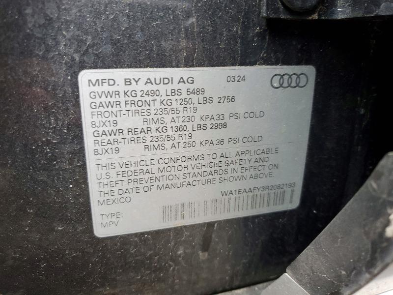 Aukcja sprzedaży 2024 Audi Q5, vin: WA1EAAFY3R2082193, numer aukcji: 51547126