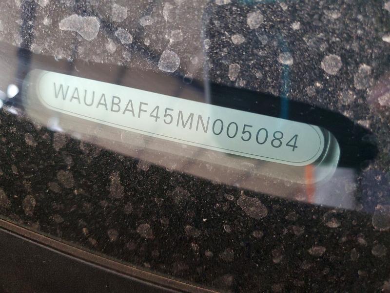 Aukcja sprzedaży 2021 Audi A4, vin: WAUABAF45MN005084, numer aukcji: 48580176