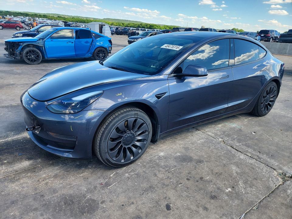 48475316 :رقم المزاد ، 5YJ3E1EA1PF664034 vin ، 2023 Tesla Model 3 مزاد بيع