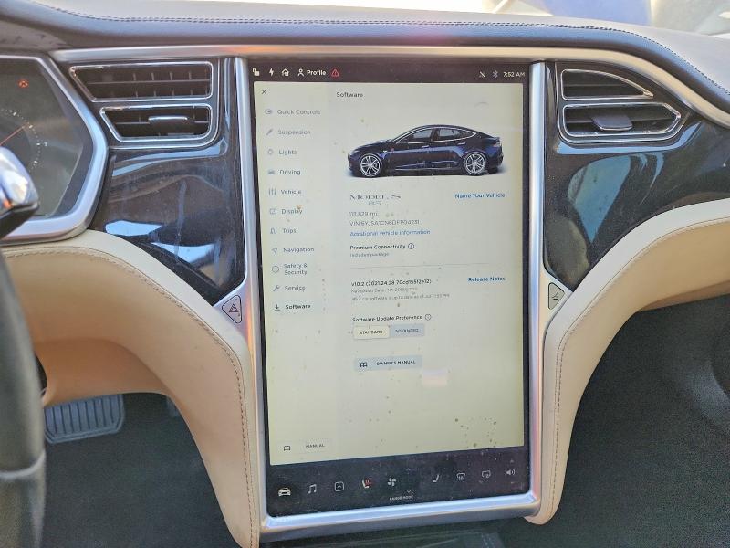 50050476 :رقم المزاد ، 5YJSA1CN6DFP04231 vin ، 2013 Tesla Model S مزاد بيع