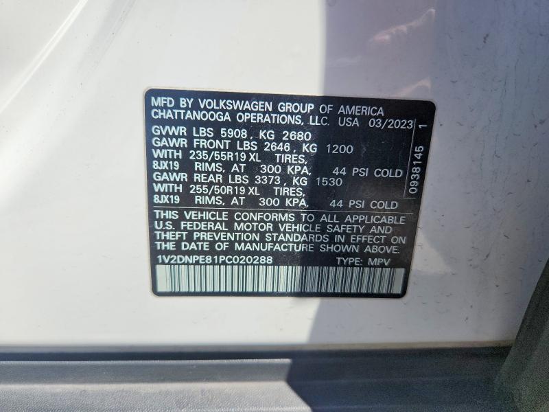 Aukcja sprzedaży 2023 Volkswagen Id.4, vin: 1V2DNPE81PC020288, numer aukcji: 50610646