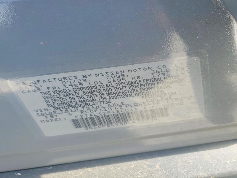 Продажа на аукционе авто 2024 Nissan Kicks, vin: 3N1CP5CV5RL477734, номер лота: 50678176
