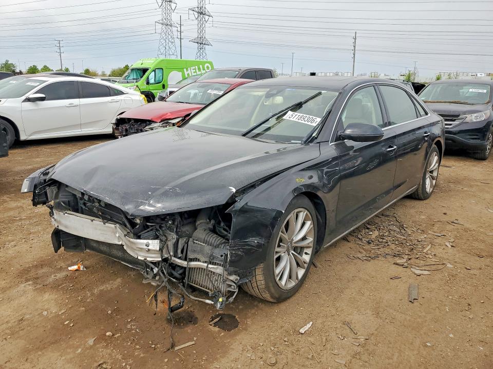 51189306 :رقم المزاد ، WAURMAFD4EN001557 vin ، 2014 Audi A8 مزاد بيع