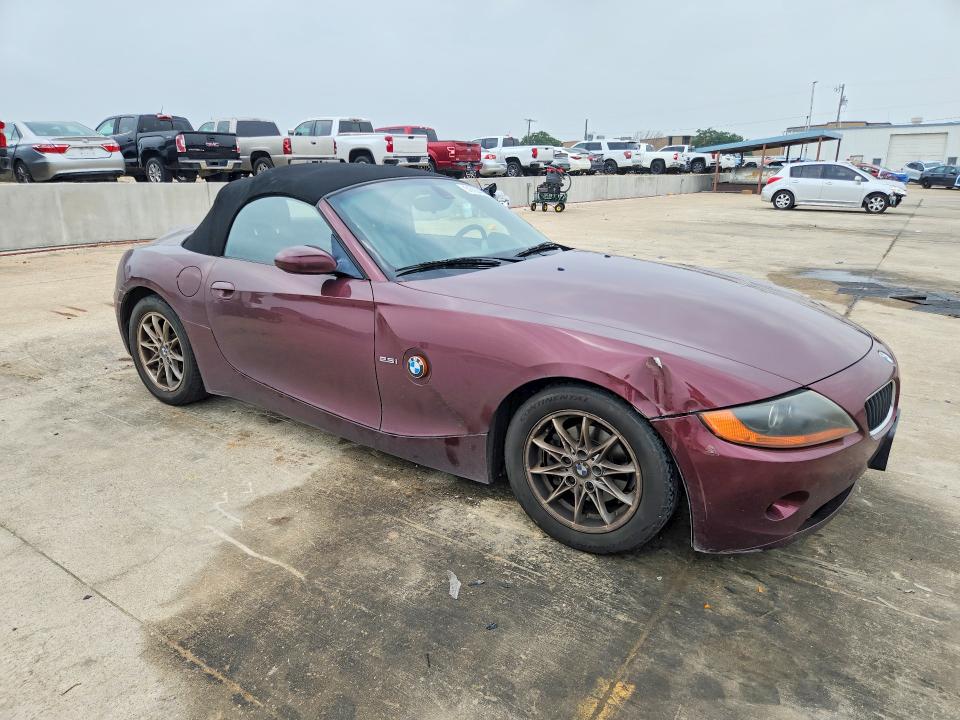 51720426 :رقم المزاد ، 4USBT33403LS42249 vin ، 2003 Bmw Z4 مزاد بيع