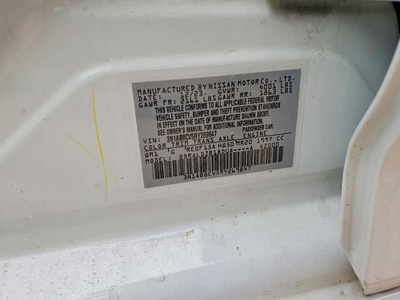 Продажа на аукционе авто 2024 Nissan Sentra, vin: 3N1AB8CV5RY269847, номер лота: 48258706
