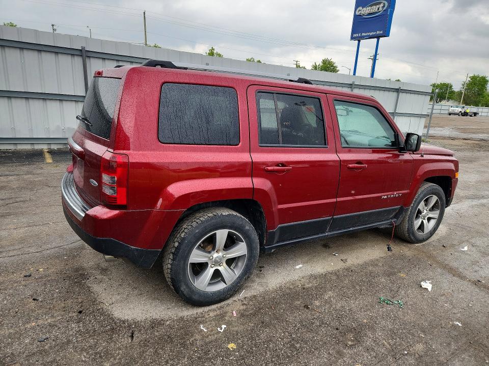 Aukcja sprzedaży 2017 Jeep Patriot, vin: 1C4NJRFB9HD178235, numer aukcji: 51622136