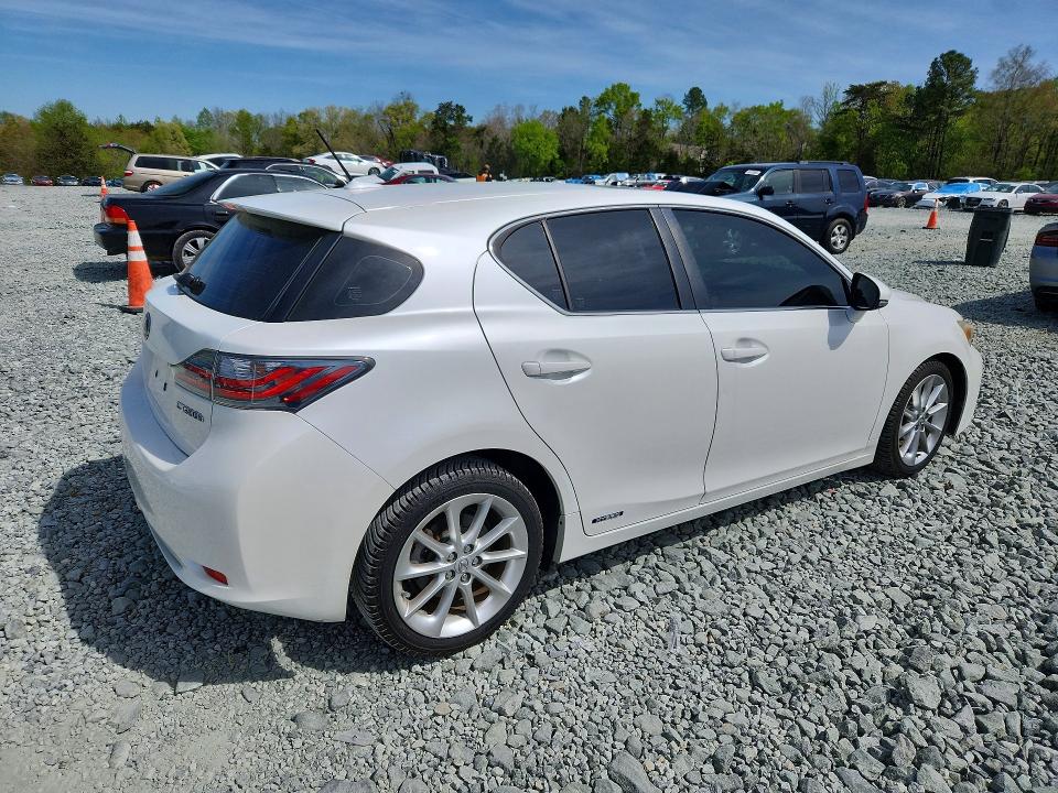 2012 Lexus Ct 200h მანქანა იყიდება აუქციონზე, vin: JTHKD5BH3C2120962, აუქციონის ნომერი: 49166076
