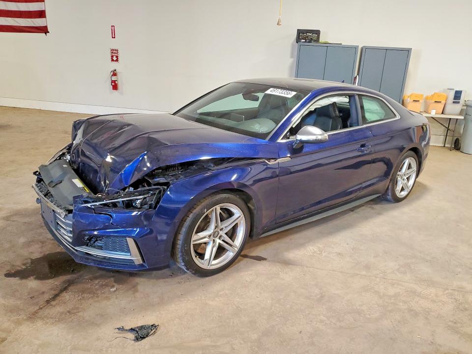 2018 Audi S5 მანქანა იყიდება აუქციონზე, vin: WAUP4AF51JA006345, აუქციონის ნომერი: 49173356