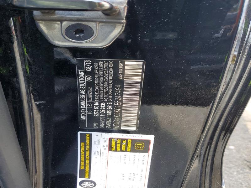 Aukcja sprzedaży 2014 Mercedes-benz E, vin: WDDKK5KF1EF242484, numer aukcji: 50308906