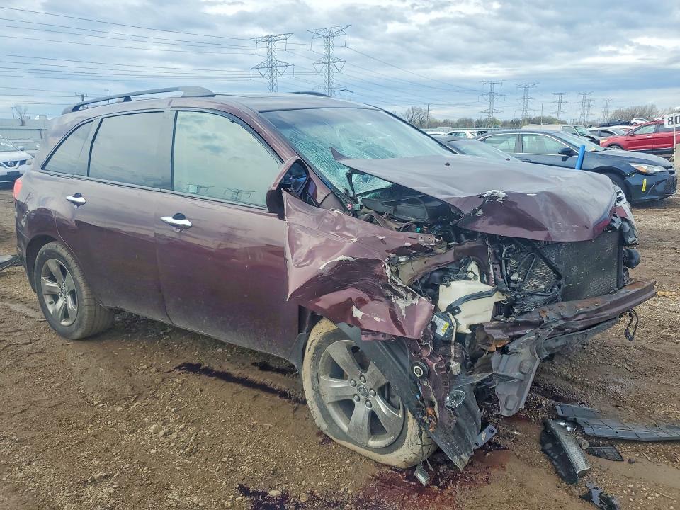 50003496 :رقم المزاد ، 2HNYD28868H554156 vin ، 2008 Acura Mdx مزاد بيع