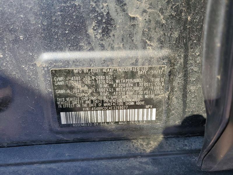 Auction sale of the 2014 Subaru Outback, vin: 4S4BRCDC4E3259077, lot number: 48835186