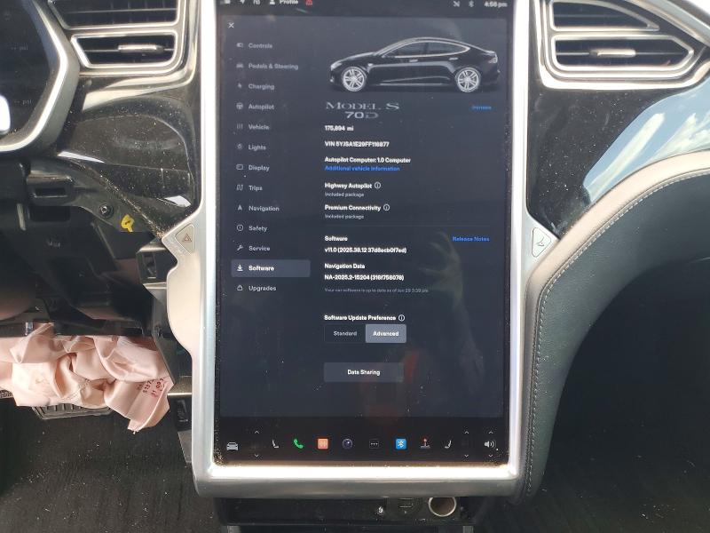 Продажа на аукционе авто 2015 Tesla Model S, vin: 5YJSA1E29FF116877, номер лота: 51146406