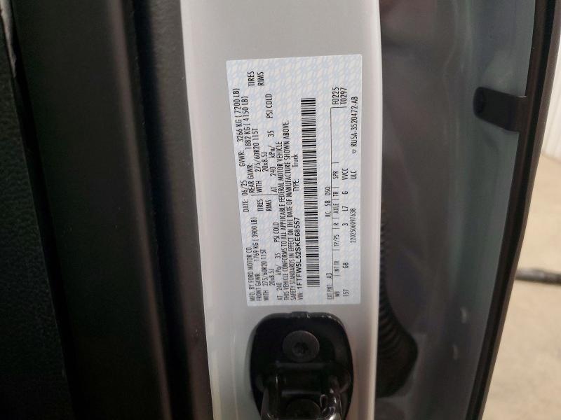 49642666 :رقم المزاد ، 1FTFW5L52SKE68557 vin ، 2025 Ford F150 مزاد بيع