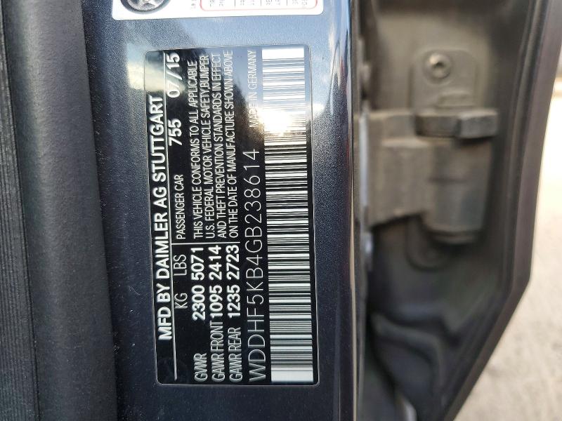 Aukcja sprzedaży 2016 Mercedes-benz E, vin: WDDHF5KB4GB238614, numer aukcji: 49136636