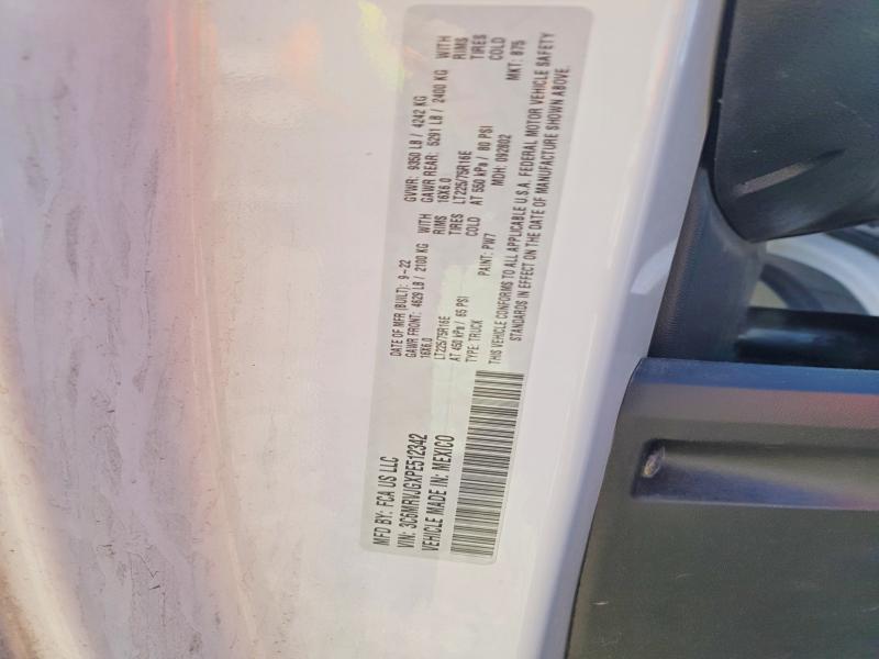 50403366 :رقم المزاد ، 3C6MRVJGXPE512342 vin ، 2023 Ram Promaster 3500 مزاد بيع