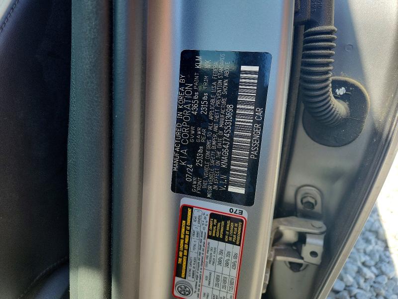 Продаж на аукціоні авто 2025 Kia K5, vin: KNAG64J74S5313698, номер лоту: 49725126