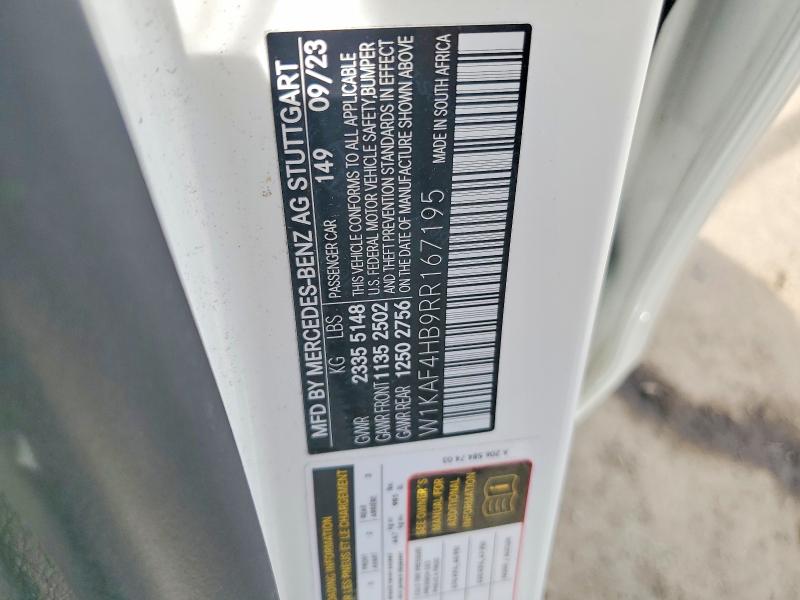 Продажа на аукционе авто 2024 Mercedes-benz C, vin: W1KAF4HB9RR167195, номер лота: 51331396