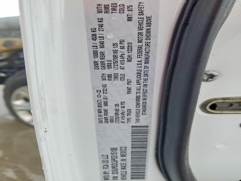 48228636 :رقم المزاد ، 3C6UR5DL6PG515106 vin ، 2023 Ram 2500 مزاد بيع