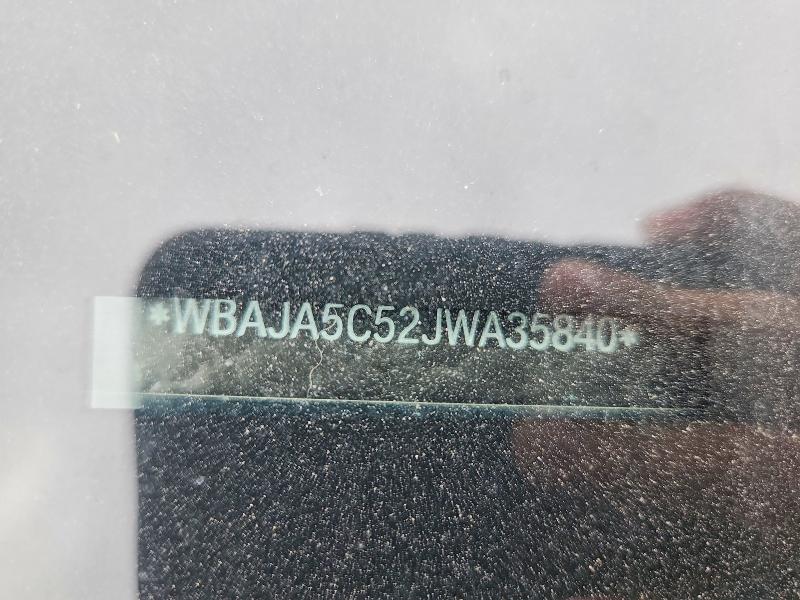 Aukcja sprzedaży 2018 Bmw 530, vin: WBAJA5C52JWA35840, numer aukcji: 49119036