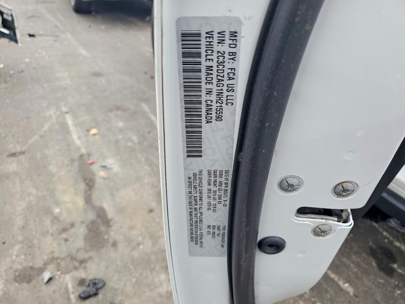 Продажа на аукционе авто 2022 Dodge Challenger, vin: 2C3CDZAG1NH215590, номер лота: 47901186