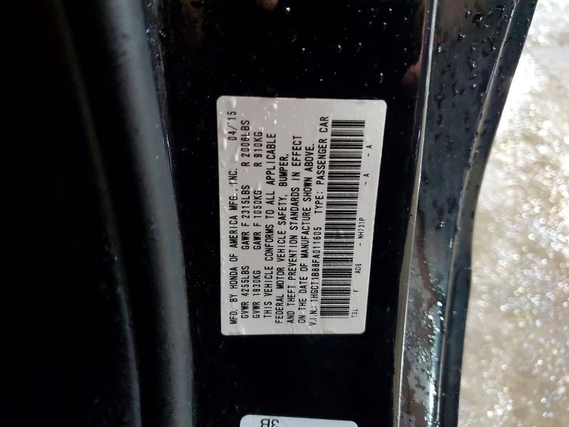Продаж на аукціоні авто 2015 Honda Accord, vin: 1HGCT1B88FA011605, номер лоту: 51139706