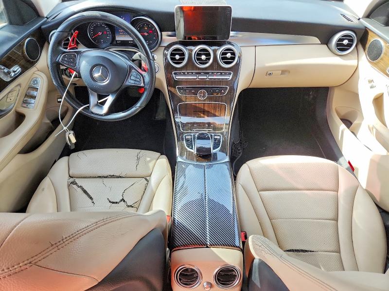 52043786 :رقم المزاد ، 55SWF4KB5FU079835 vin ، 2015 Mercedes-benz C مزاد بيع