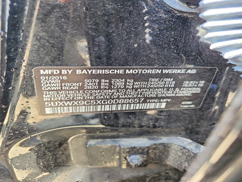 Продаж на аукціоні авто 2016 Bmw X3, vin: 5UXWX9C5XG0D88657, номер лоту: 49482816
