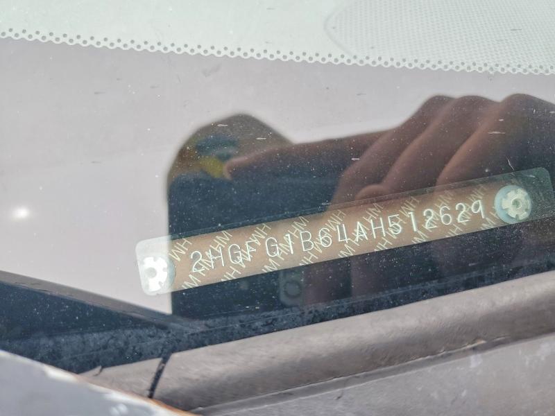 Aukcja sprzedaży 2010 Honda Civic, vin: 2HGFG1B64AH512629, numer aukcji: 49005446