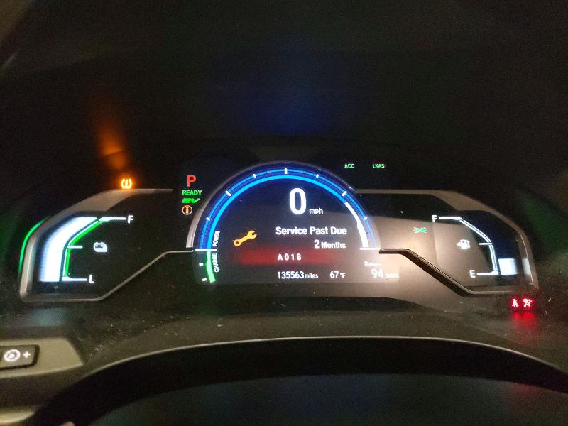 2018 Honda Clarity მანქანა იყიდება აუქციონზე, vin: JHMZC5F30JC006375, აუქციონის ნომერი: 51348236