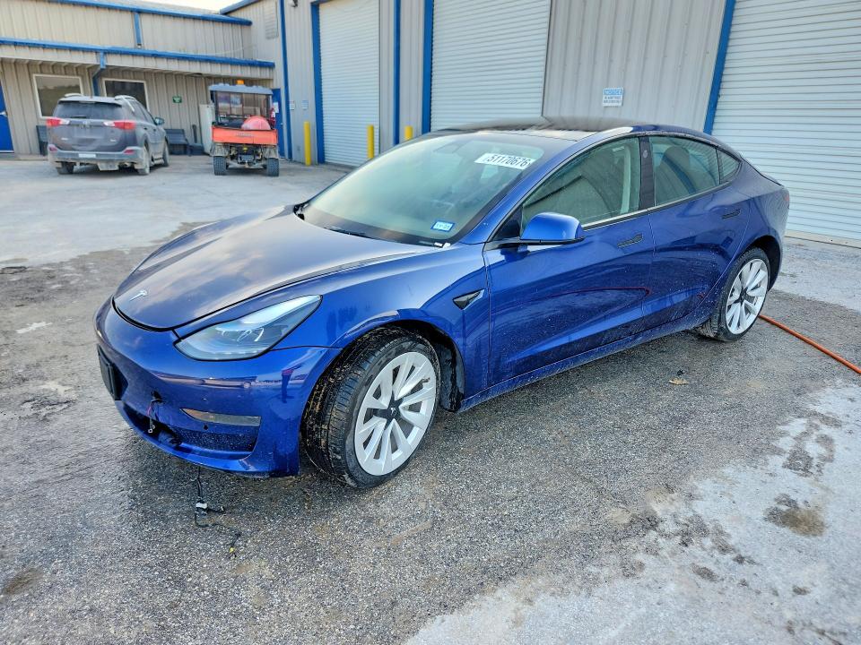 Aukcja sprzedaży 2022 Tesla Model 3, vin: 5YJ3E1EA7NF187350, numer aukcji: 51170676