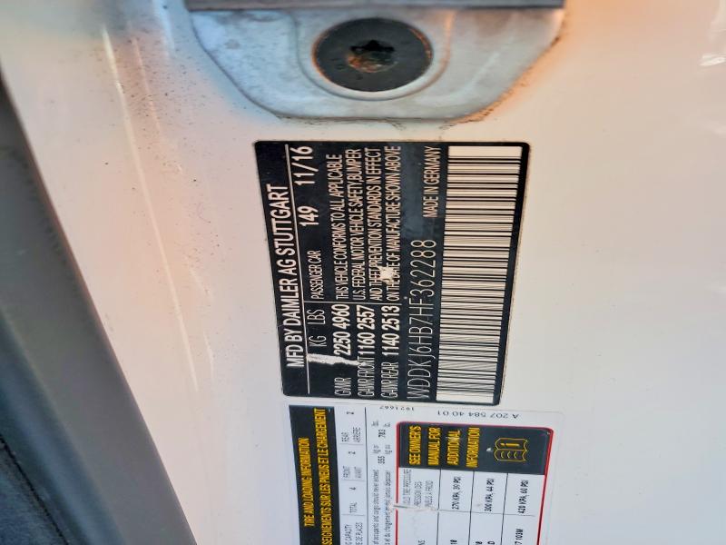 Aukcja sprzedaży 2017 Mercedes-benz E, vin: WDDKJ6HB7HF362288, numer aukcji: 48693776