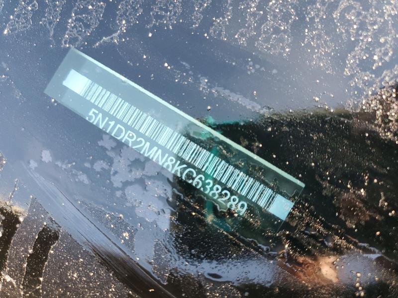 Продаж на аукціоні авто 2019 Nissan Pathfinder, vin: 5N1DR2MN8KC638289, номер лоту: 50544876