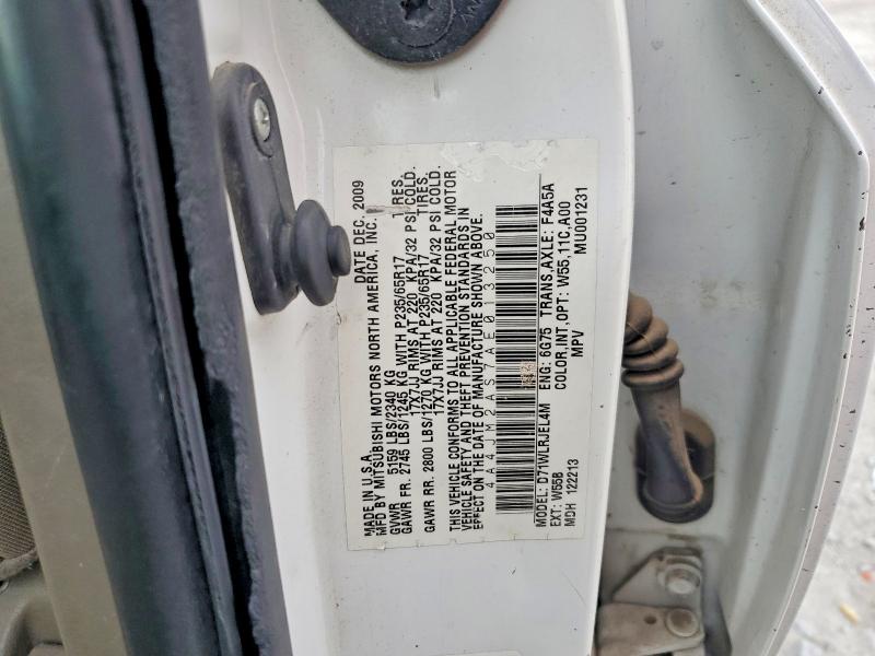 Продаж на аукціоні авто 2010 Mitsubishi Endeavor, vin: 4A4JM2AS7AE013250, номер лоту: 48502086