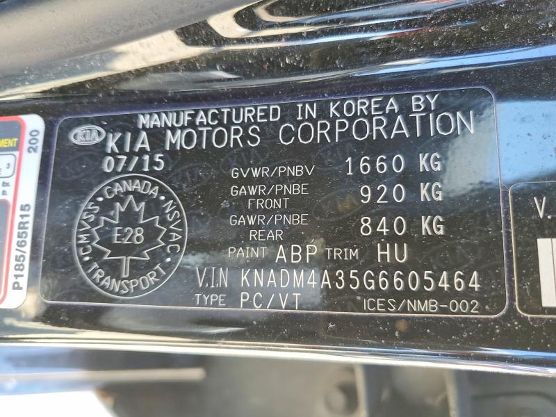 Продаж на аукціоні авто 2016 Kia Rio, vin: KNADM4A35G6605464, номер лоту: 50961506