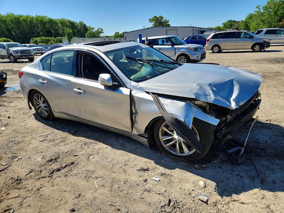 2014 Infiniti Q50 მანქანა იყიდება აუქციონზე, vin: JN1BV7AR1EM685774, აუქციონის ნომერი: 51240446
