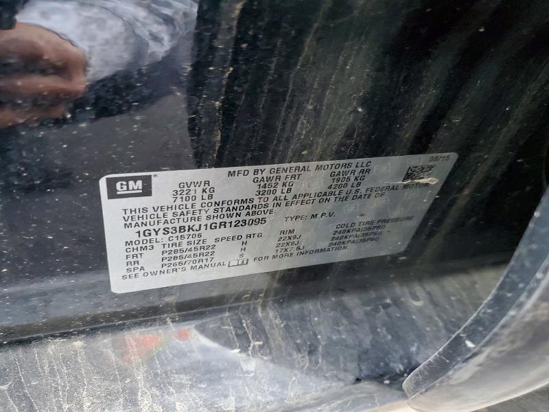 Aukcja sprzedaży 2016 Cadillac Escalade, vin: 1GYS3BKJ1GR123095, numer aukcji: 50194936