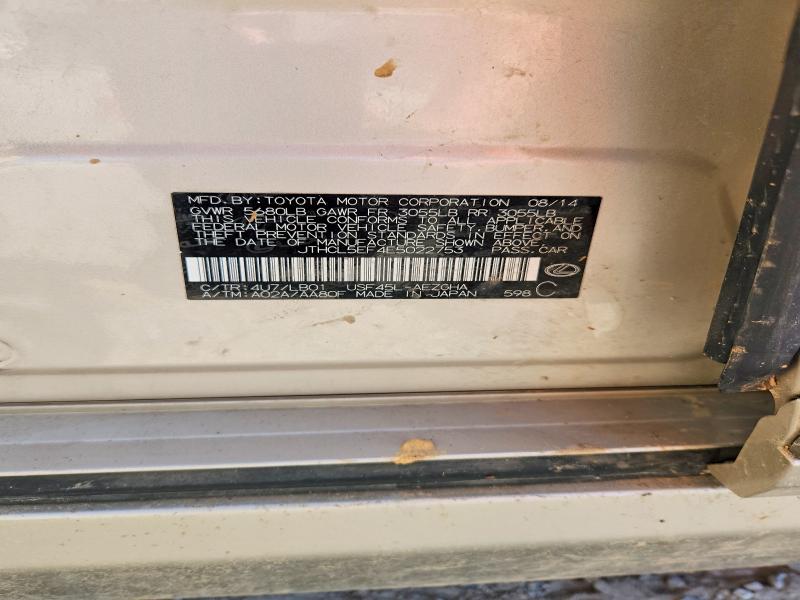 50893016 :رقم المزاد ، JTHCL5EF4E5022753 vin ، 2014 Lexus Ls مزاد بيع