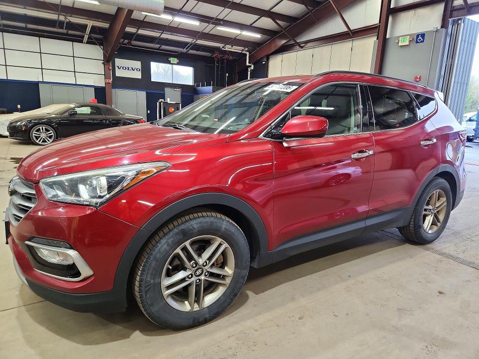 52017206 :رقم المزاد ، 5XYZUDLB9HG491707 vin ، 2017 Hyundai Santa Fe Sport مزاد بيع