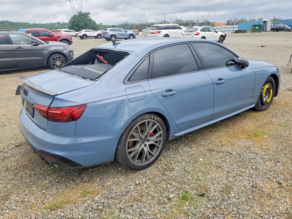 2022 Audi S4 მანქანა იყიდება აუქციონზე, vin: WAUB4AF46NA036271, აუქციონის ნომერი: 48455166
